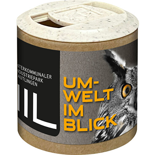 Papier-Werbedose Mit Cool Ice , , 6,10cm x 6,50cm (Länge x Breite), Bild 4
