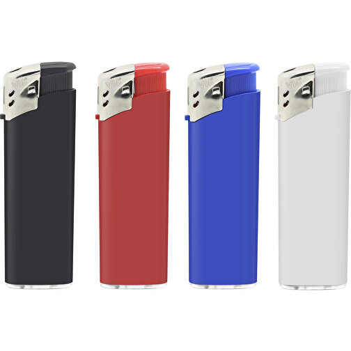VIO®five 01 Elektronik-Feuerzeug , weiß, AS/ABS, 2,40cm x 8,10cm x 1,10cm (Länge x Höhe x Breite), Bild 2