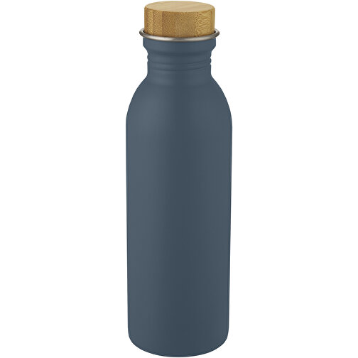 Kalix 650 Ml Sportflasche Aus Edelstahl , eisblau, Edelstahl, Bambusholz, Silikon Kunststoff, 23,20cm (Höhe), Bild 1