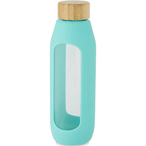 Tidan 600 Ml Flasche Aus Borosilikatglas Mit Silikongriff , tide grün, Borosilikatglas, Silikon Kunststoff, 22,00cm (Höhe), Bild 8