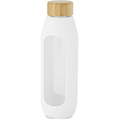 Botella de vidrio borosilicato de 600 ml con agarre de silicona 'Tidan', Imagen 8