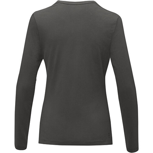 Ponoka Langarmshirt Für Damen , Green Concept, storm grey, Single jersey Strick 95% Bio Baumwolle, 5% Elastan, 200 g/m2, XXL, , Bild 4