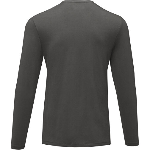 Ponoka Langarmshirt Für Herren , Green Concept, storm grey, Single jersey Strick 95% Bio Baumwolle, 5% Elastan, 200 g/m2, 3XL, , Bild 4