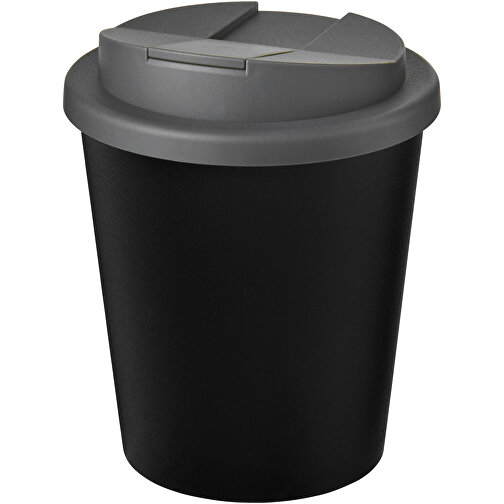Americano® Espresso Eco 250 Ml Recycelter Isolierbecher Mit Auslaufsicherem Deckel , Green Concept, schwarz / grau, Recycelter PP Kunststoff, PP Kunststoff, 11,80cm (Höhe), Bild 1