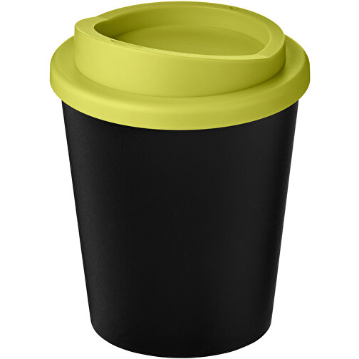 Americano® Espresso Eco 250 Ml Recycelter Isolierbecher , Green Concept, schwarz / limone, Recycelter PP Kunststoff, PP Kunststoff, 11,80cm (Höhe), Bild 1