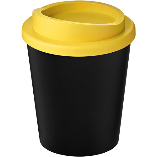 Americano® Espresso Eco 250 Ml Recycelter Isolierbecher , Green Concept, schwarz / gelb, Recycelter PP Kunststoff, PP Kunststoff, 11,80cm (Höhe), Bild 1