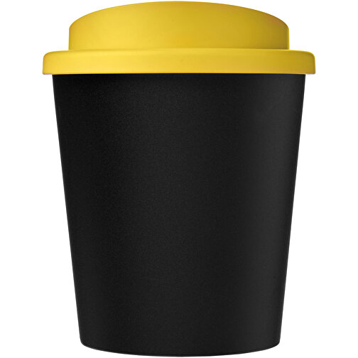 Americano® Espresso Eco 250 Ml Recycelter Isolierbecher , Green Concept, schwarz / gelb, Recycelter PP Kunststoff, PP Kunststoff, 11,80cm (Höhe), Bild 3