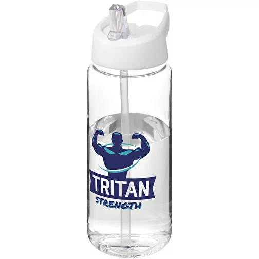 Bouteille de sport H2O Active® Octave Tritan™ de 600 ml avec couvercle à bec verseur, Image 2