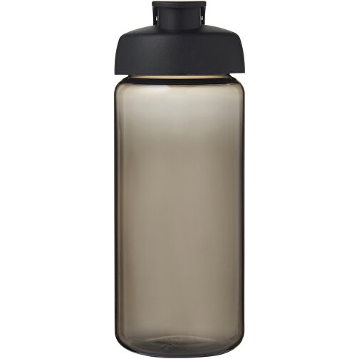 H2O Active® Octave Tritan™ 600-ml-Sportflasche Mit Klappdeckel , Green Concept, kohle / schwarz, Eastman Tritan™, 19,40cm (Höhe), Bild 3