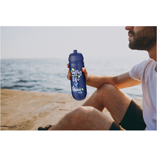 HydroFlex™ 750 Ml Squeezy Sportflasche , schwarz / weiß, MDPE Kunststoff, PP Kunststoff, 23,20cm (Höhe), Bild 4
