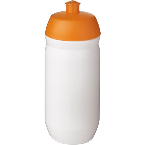 HydroFlex™ 500 Ml Squeezy Sportflasche , orange / weiß, MDPE Kunststoff, PP Kunststoff, 18,30cm (Höhe), Bild 1