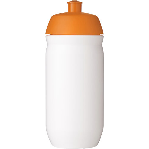 HydroFlex™ 500 Ml Squeezy Sportflasche , orange / weiß, MDPE Kunststoff, PP Kunststoff, 18,30cm (Höhe), Bild 3