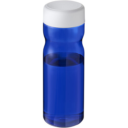 H2O Active® Base Tritan™ 650-ml-Sportflasche Mit Drehdeckel , Green Concept, blau / weiß, Eastman Tritan™, 20,60cm (Höhe), Bild 1