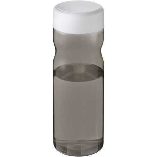 H2O Active® Base Tritan™ 650-ml-Sportflasche Mit Drehdeckel , Green Concept, kohle / weiß, Eastman Tritan™, 20,60cm (Höhe), Bild 1