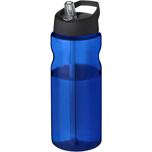 H2O Active® Base Tritan™ 650 Ml Sportflasche Mit Ausgussdeckel , Green Concept, blau / schwarz, Eastman Tritan™, 21,80cm (Höhe), Bild 1
