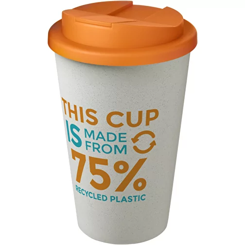 Gobelet Americano® Eco recyclé de 350ml avec couvercle anti-déversement, Image 2