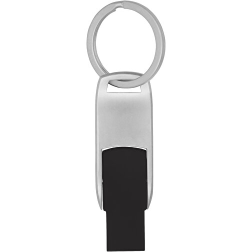 Flip USB Stick , schwarz MB , 65 GB , Zink Legierung, Kunststoff MB , 4,60cm x 0,60cm x 1,90cm (Länge x Höhe x Breite), Bild 3