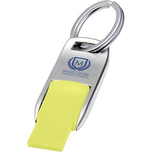 Flip USB Stick , limone MB , 1 GB , Zink Legierung, Kunststoff MB , 4,60cm x 0,60cm x 1,90cm (Länge x Höhe x Breite), Bild 2
