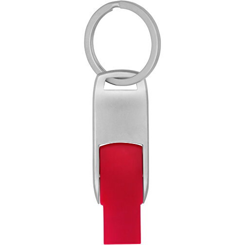 Flip USB Stick , rot MB , 65 GB , Zink Legierung, Kunststoff MB , 4,60cm x 0,60cm x 1,90cm (Länge x Höhe x Breite), Bild 3