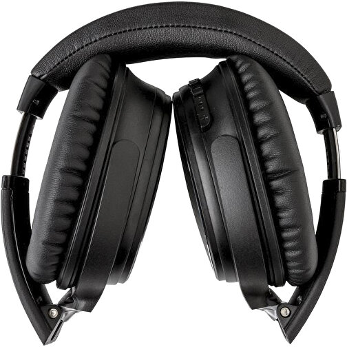 SCX.design E20 Bluetooth 5.0 Kopfhörer Mit Leuchtlogo , schwarz / weiß, ABS Kunststoff, 20,00cm x 4,00cm x 17,50cm (Länge x Höhe x Breite), Bild 5