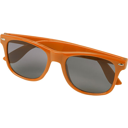 Sun Ray RPET Sonnenbrille , Green Concept, orange, Recycelter PET Kunststoff, 14,50cm x 5,00cm x 15,00cm (Länge x Höhe x Breite), Bild 4