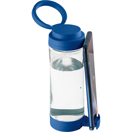 QUINTANA. Sportflasche Aus Glas 390 Ml , königsblau, Glas, , Bild 4