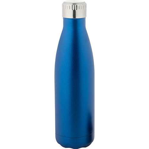 SHOW SATIN. Trinkflasche Aus Edelstahl 540ml , blau, Edelstahl, , Bild 1