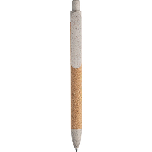 GOYA. Kugelschreiber Aus Kork Und Weizenstrohfaser , naturhell, Kork. PP, , Bild 4