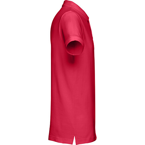 THC DHAKA. Herren Poloshirt , rot, 100% Baumwolle, L, 74,00cm x 54,00cm (Länge x Breite), Bild 3