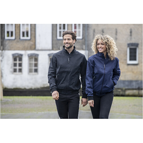 Keefe Leichte Bomberjacke - Unisex , navy, 240T cotton feel twill with TPU clear lamination 100% Polyester, 188 g/m2, Lining, 210T taffeta 100% Polyester, 60 g/m2, 3XL, , Bild 5