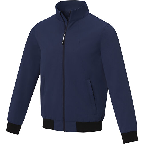 Keefe Leichte Bomberjacke - Unisex , navy, 240T cotton feel twill with TPU clear lamination 100% Polyester, 188 g/m2, Lining, 210T taffeta 100% Polyester, 60 g/m2, S, , Bild 1