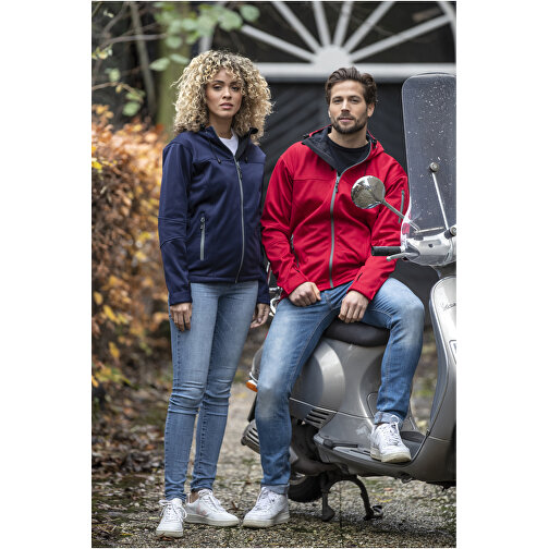 Match Softshelljacke Für Herren , storm grey, Single jersey Strick 90% Polyester, 10% Elastan, 360 g/m2, Bonding, Microfleece 100% Polyester, XL, , Bild 5