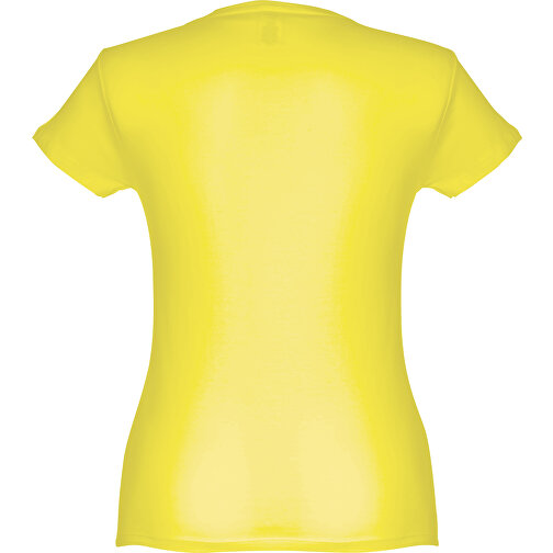 THC SOFIA 3XL. Damen T-shirt , zitronengelb, 100% Baumwolle, 3XL, 70,00cm x 56,00cm (Länge x Breite), Bild 2
