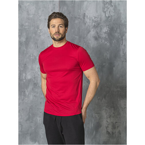 Kratos Cool Fit T-Shirt Für Herren , rot, Mesh mit Cool Fit Finish 100% Polyester, 105 g/m2, 5XL, , Bild 6
