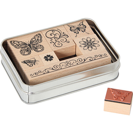 Set di timbri Farfalle in scatola, Immagine 2