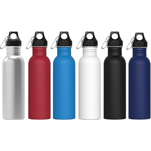 Wasserflasche Lennox 750ml , dunkelblau, Edelstahl & PP, 24,40cm (Höhe), Bild 3