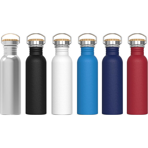 Wasserflasche Ashton 750ml , hellblau, Stainless steel, bamboo & PP, 24,40cm (Höhe), Bild 3