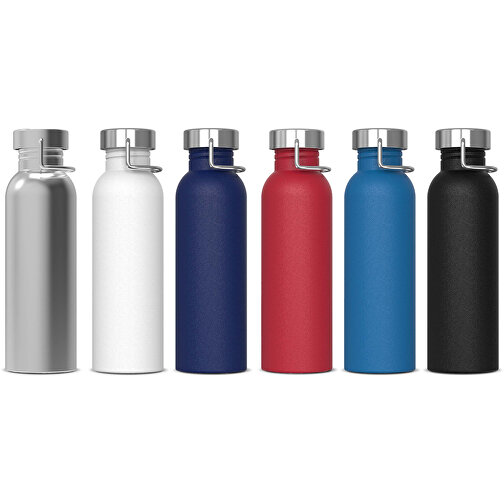 Wasserflasche Skyler 750ml , dunkelrot, Edelstahl & PP, 23,60cm (Höhe), Bild 3
