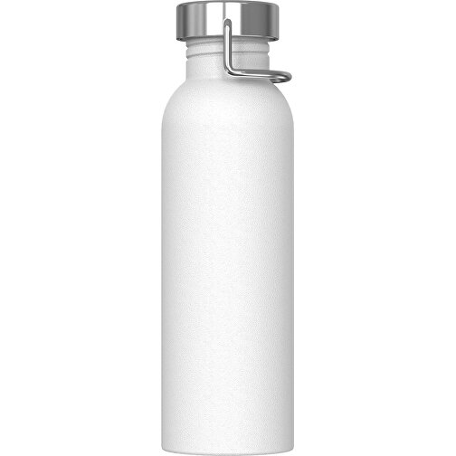 Wasserflasche Skyler 750ml , weiß, Edelstahl & PP, 23,60cm (Höhe), Bild 1