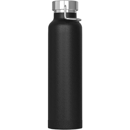 Isolierflasche Skyler 650ml , schwarz, Edelstahl & PP, 24,70cm (Höhe), Bild 1