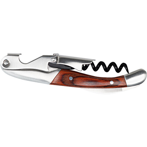 Servitørkniv med 2-trinns kapselløfter og pakka trehåndtak, Bilde 1