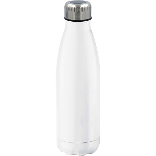 Isolierflasche Swing Colour-Edition Mit Temperaturanzeige 500ml , weiß, Edelstahl & PP, 25,30cm (Höhe), Bild 1