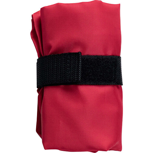 Faltbare Einkaufstasche , rot, PolJater, 38,00cm x 32,00cm x 21,00cm (Länge x Höhe x Breite), Bild 2
