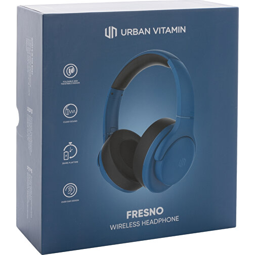 Urban Vitamin Fresno Wireless Kopfhörer, Blau , blau, ABS, 16,50cm x 18,90cm (Länge x Höhe), Bild 16