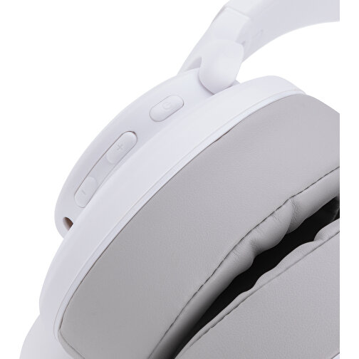 Urban Vitamin Fresno Wireless Kopfhörer, Weiß , weiß, ABS, 16,50cm x 18,90cm (Länge x Höhe), Bild 7