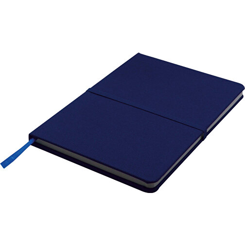 Bullet Journal DIN A5 Aus RPET-Material , dunkelblau, R-PET & recycled paper, 14,00cm x 21,00cm x 1,20cm (Länge x Höhe x Breite), Bild 1