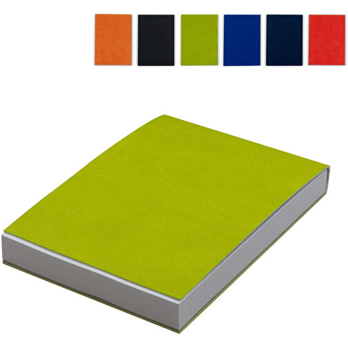 Notizbuch Mit 150 Blatt Recyclingpapier , blau, PU & Papier, 9,00cm x 12,50cm x 1,40cm (Länge x Höhe x Breite), Bild 3