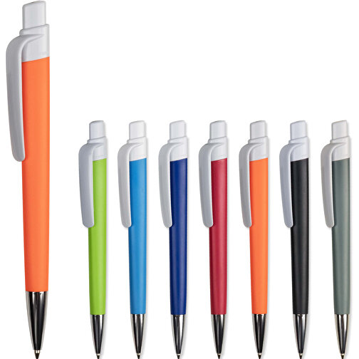 Kugelschreiber Prisma Mit NFC-Tag , grau / weiß, ABS, 14,50cm (Länge), Bild 4