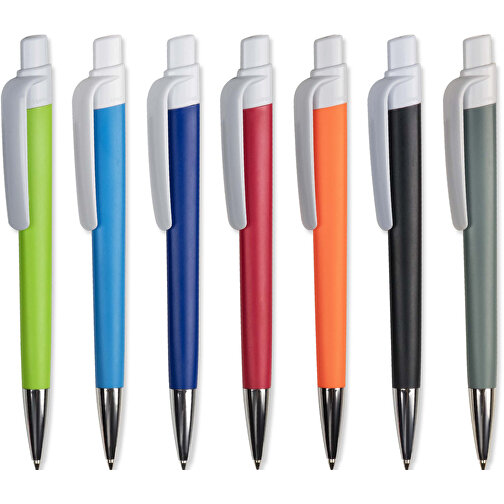 Kugelschreiber Prisma Mit NFC-Tag , grau / weiss, ABS, 14,50cm (Länge), Bild 5