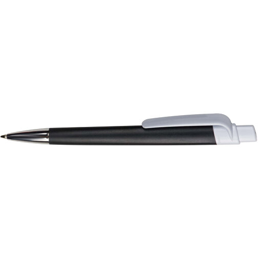 Kugelschreiber Prisma Mit NFC-Tag , schwarz / weiß, ABS, 14,50cm (Länge), Bild 3